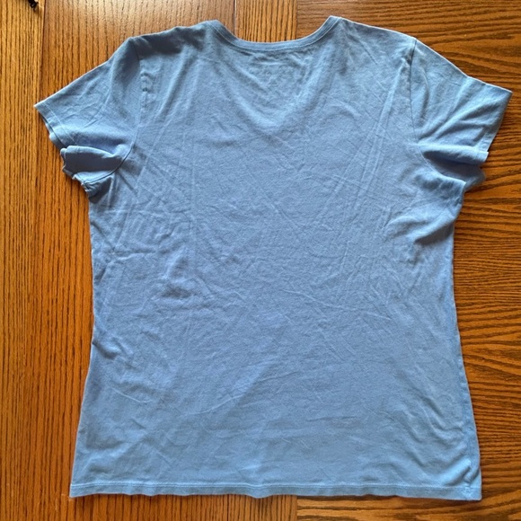 Life Is Good Women's Red White Blue Flag Chair Graphic Short Sleeve Tee Size XL - Picture 7 of 9